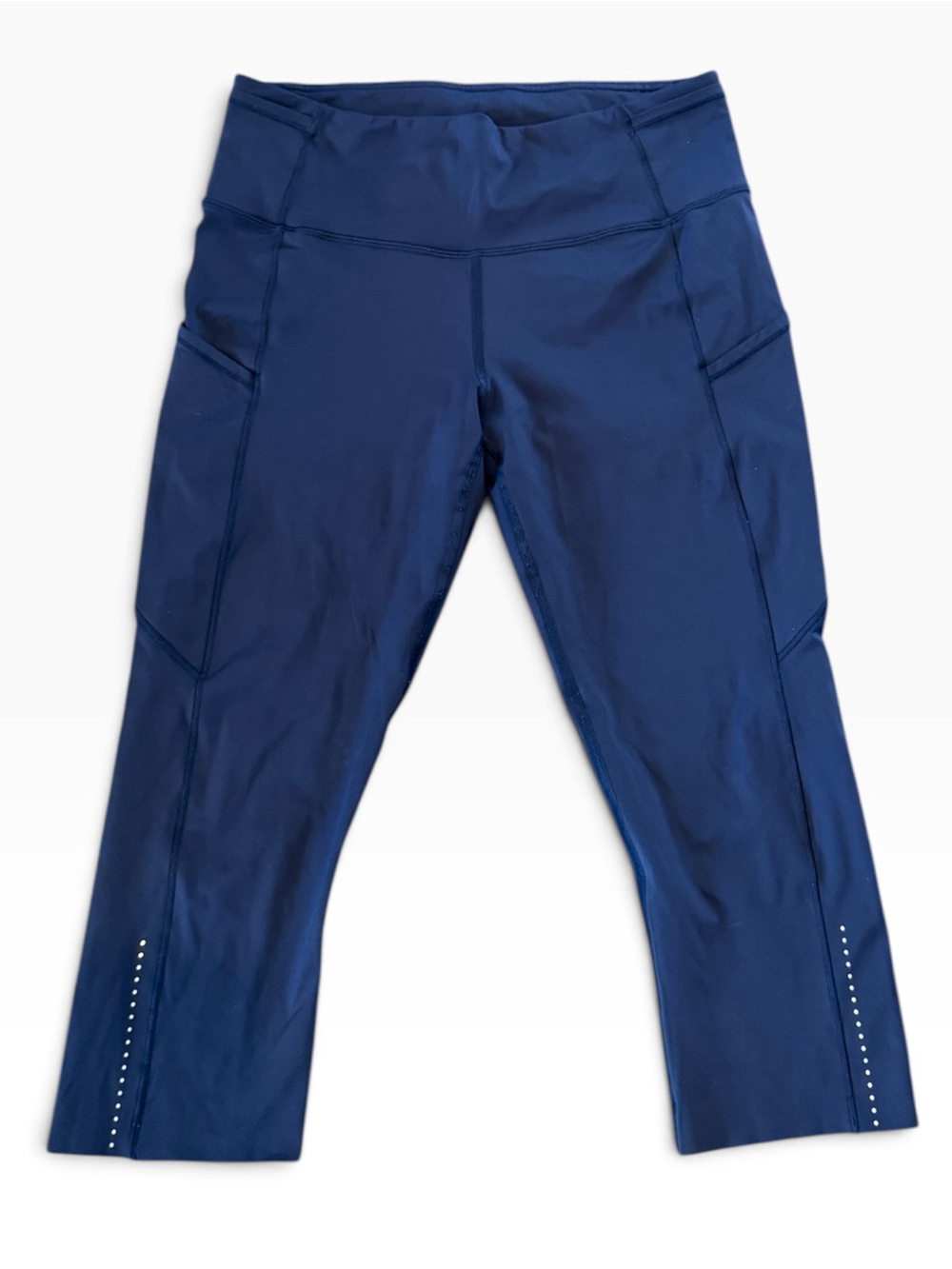 lululemon athletica Navy High-Rise Pocket Capri Leggings Size 10